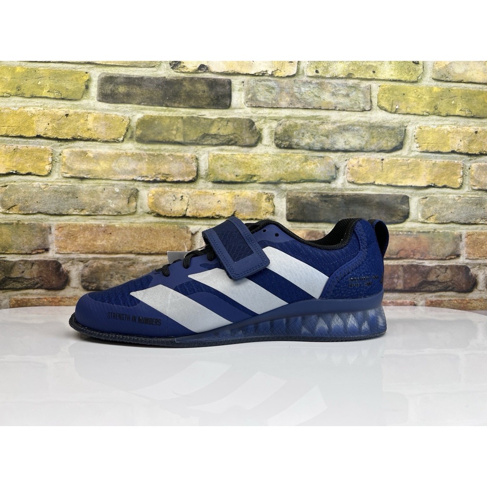 Adidas Adipower Weightlifting 3 Men's Size 9 Dark Blue Silver Core Black JP6206